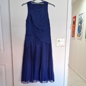 Banana Republic Royal Blue Midi Dress